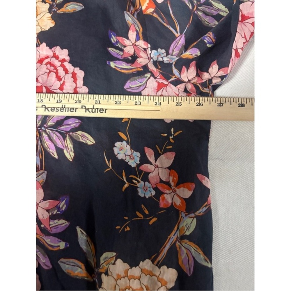 Johnny Was Workshop NWT Ramie Floral Button Up Blouse XL * - Picture 12 of 12